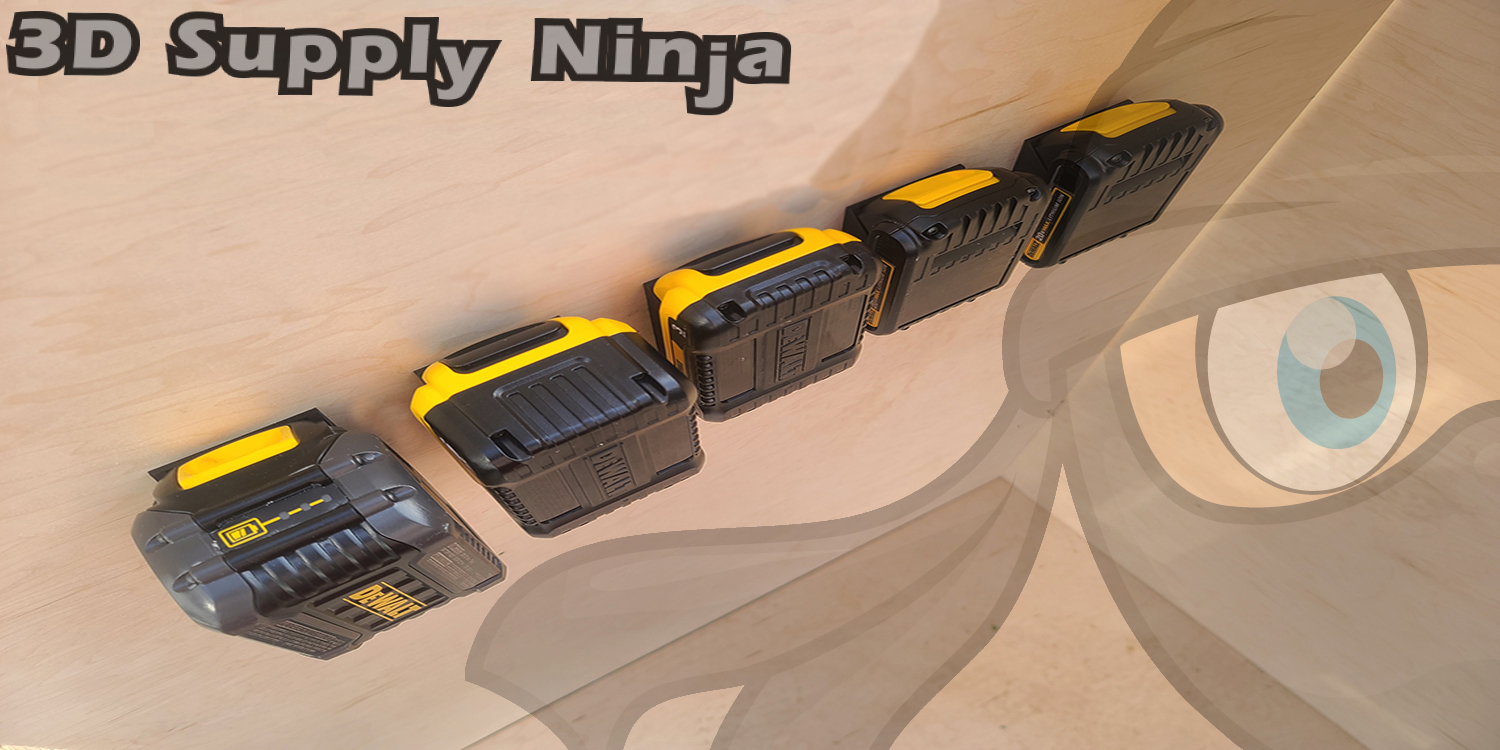 Dewalt 20v / 60v Battery Mount Holder - Image 2